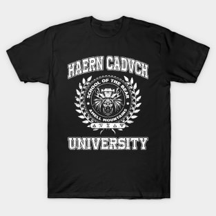 Haern Cadvch University Bear School T-Shirt